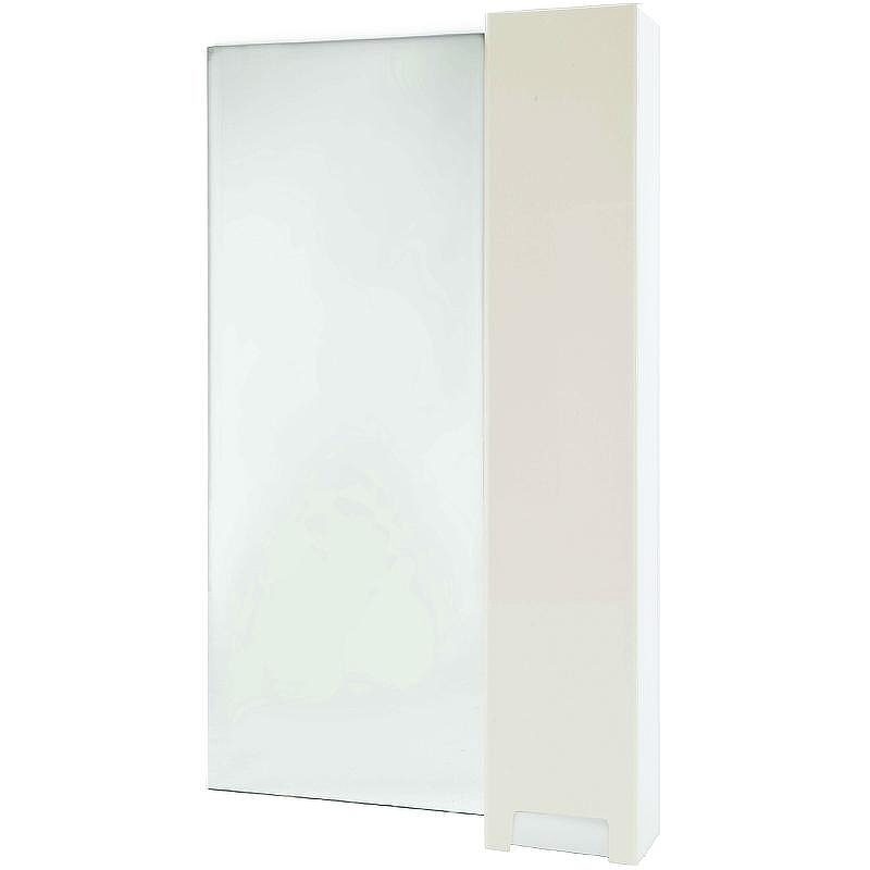 Зеркало со шкафом Bellezza Пегас 50 R 4610406021071 Бежевое Белое