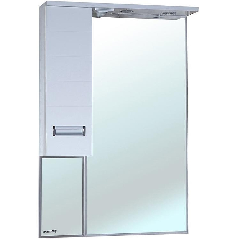 Зеркало со шкафом Bellezza Сиена 70 L 4613911002016 с подсветкой Белое