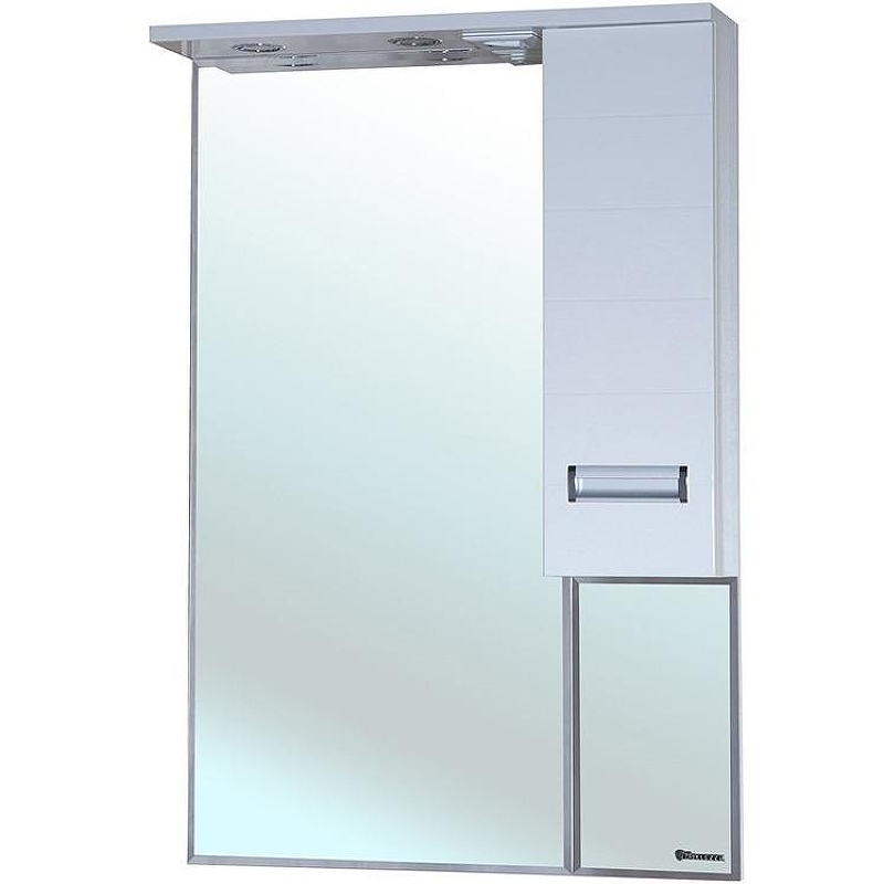 Зеркало со шкафом Bellezza Сиена 70 R 4613911001019 с подсветкой Белое