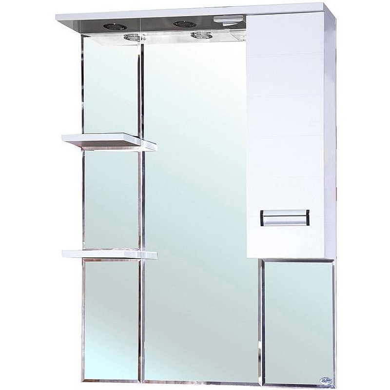 Зеркало со шкафом Bellezza Сиена 80 R 4613913001017 с подсветкой Белое