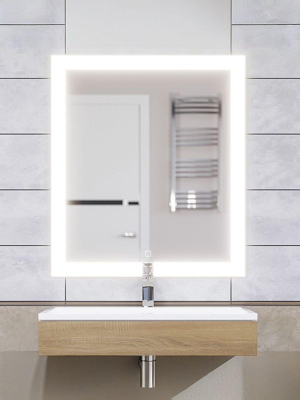 Зеркало Uperwood Barsa 70 2920205442 с подсветкой с сенсорным выключателем и подогревом