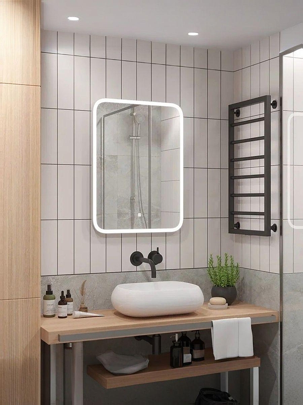 Зеркало Uperwood Foster 60 291020559 с подсветкой с сенсорным выключателем и подогревом