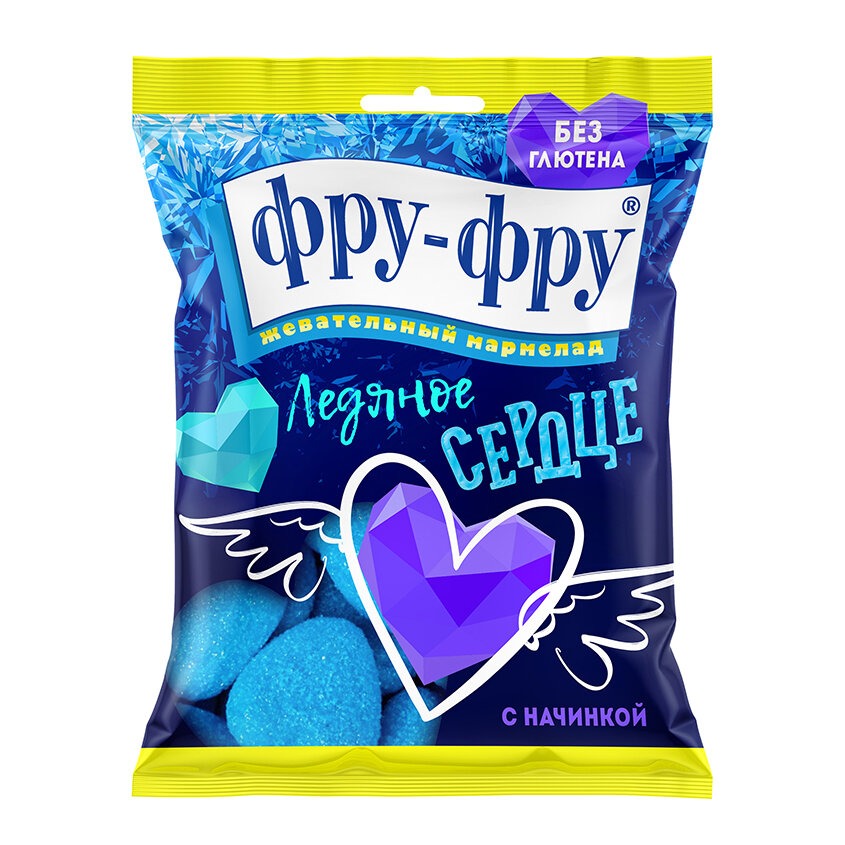 Жевательный мармелад Фру-фру ледяное сердце 80 г