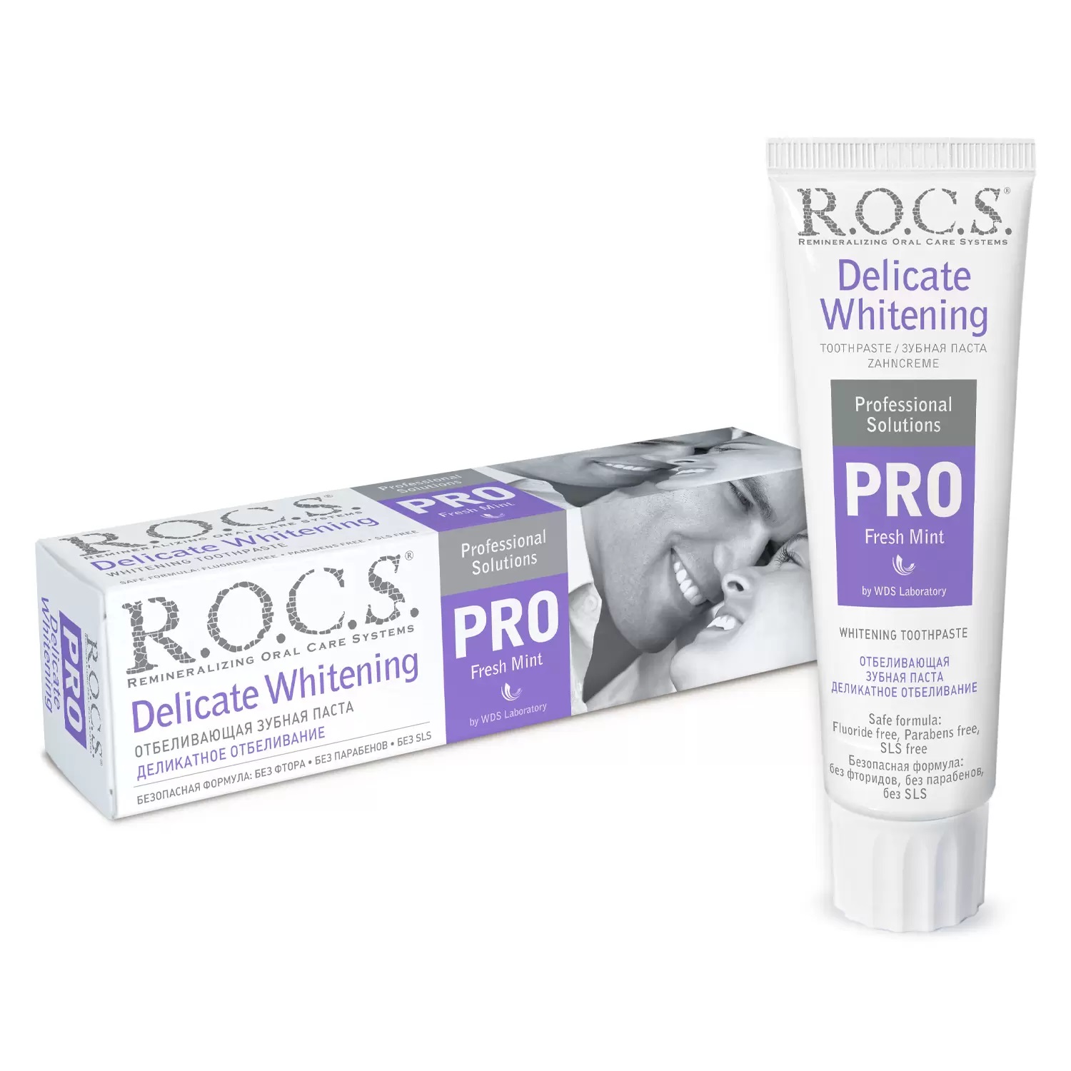 Зубная паста ROCS pro деликатное отбеливание (03-08-001)