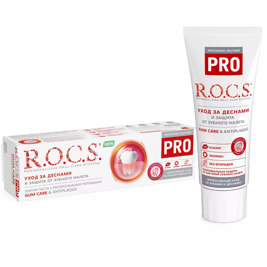 Зубная паста "R.O.C.S. Pro Gum Care & Antiplaque", 74 г