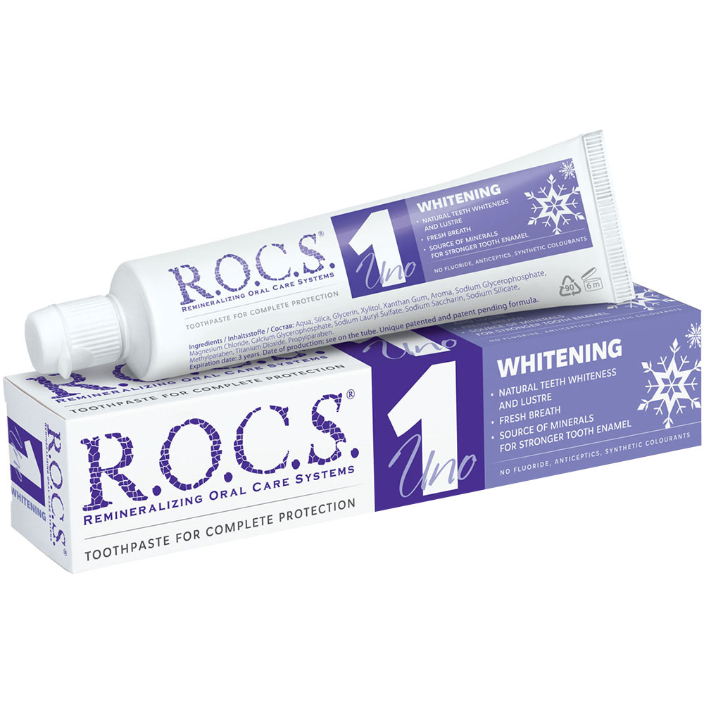 Зубная паста R.O.С.S. UNO Whitening 74 г